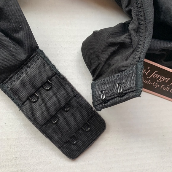 NWT Victoria's Secret T-Shirt Push Up Full Coverage Bra in Black- 32C - Picture 4 of 9